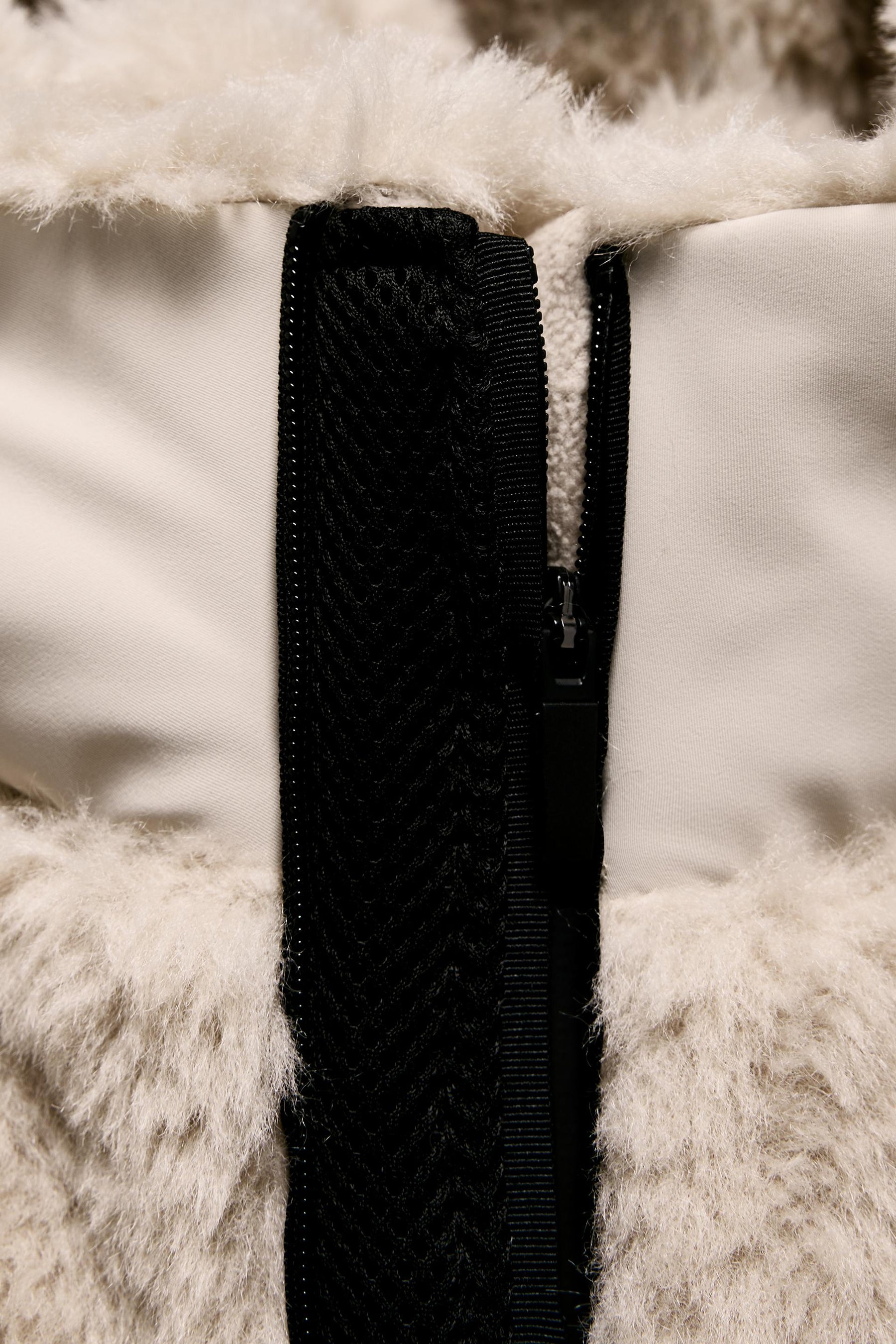 Faux Fur Hooded Ski