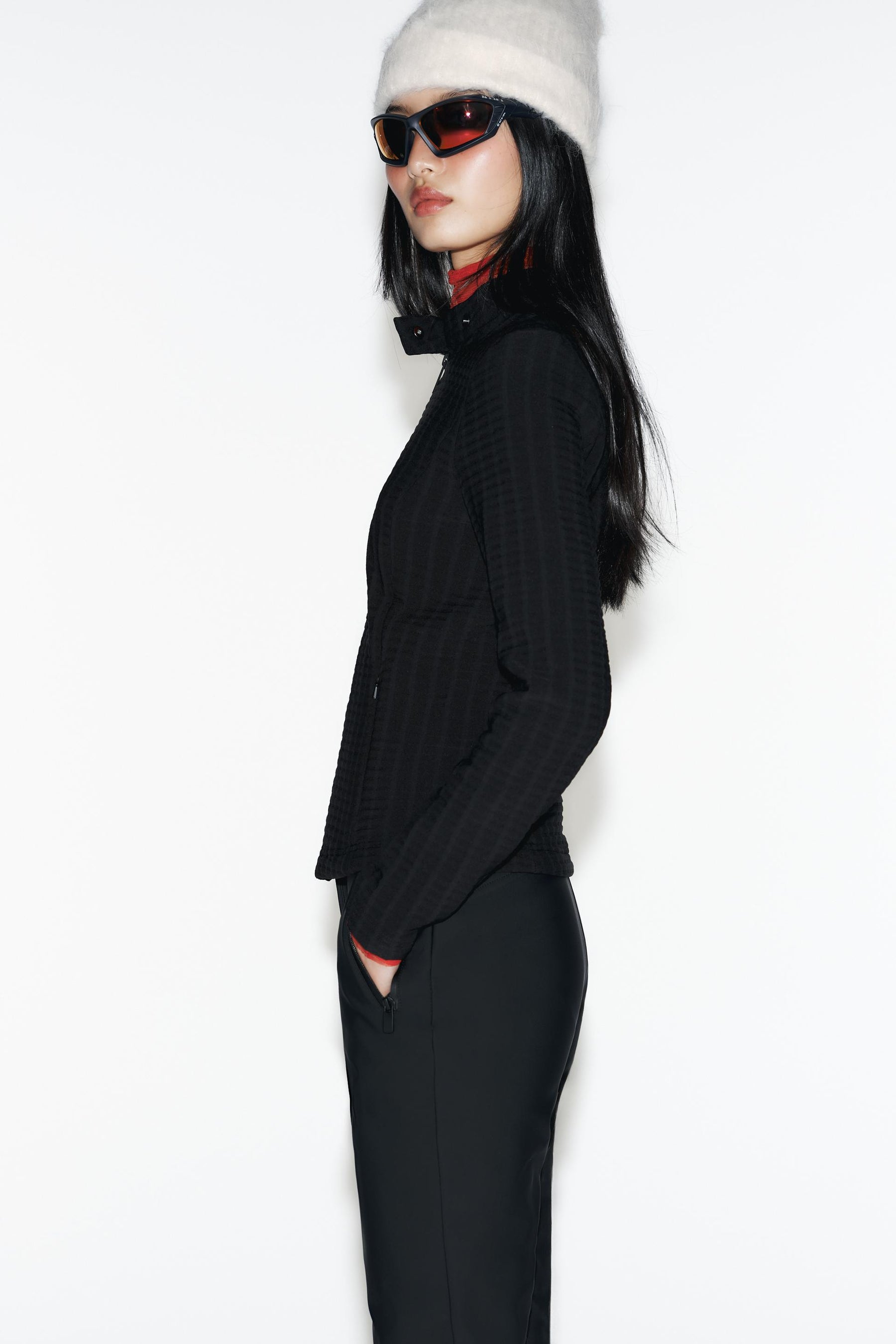 Water-repellent ski jacket