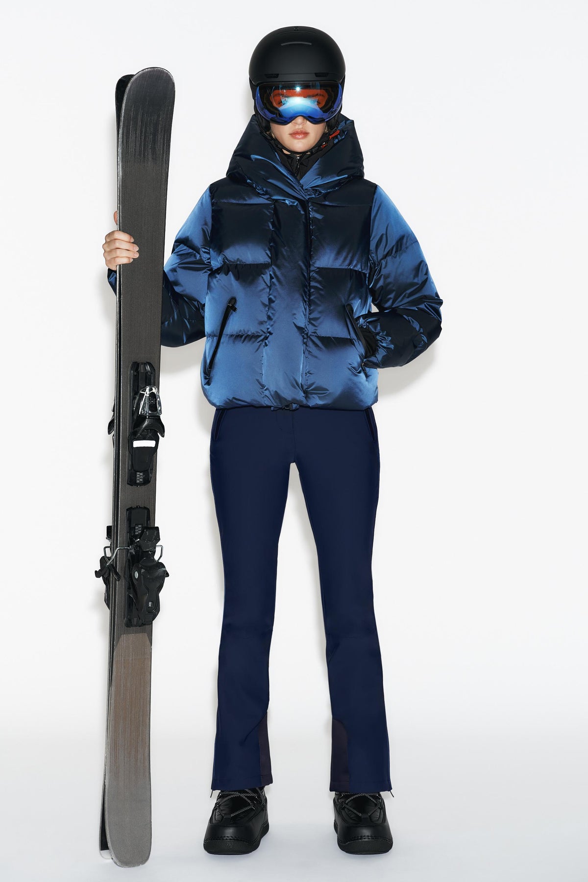 Water-resistant ski trousers