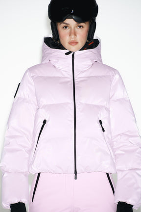 Water-resistant down jacket