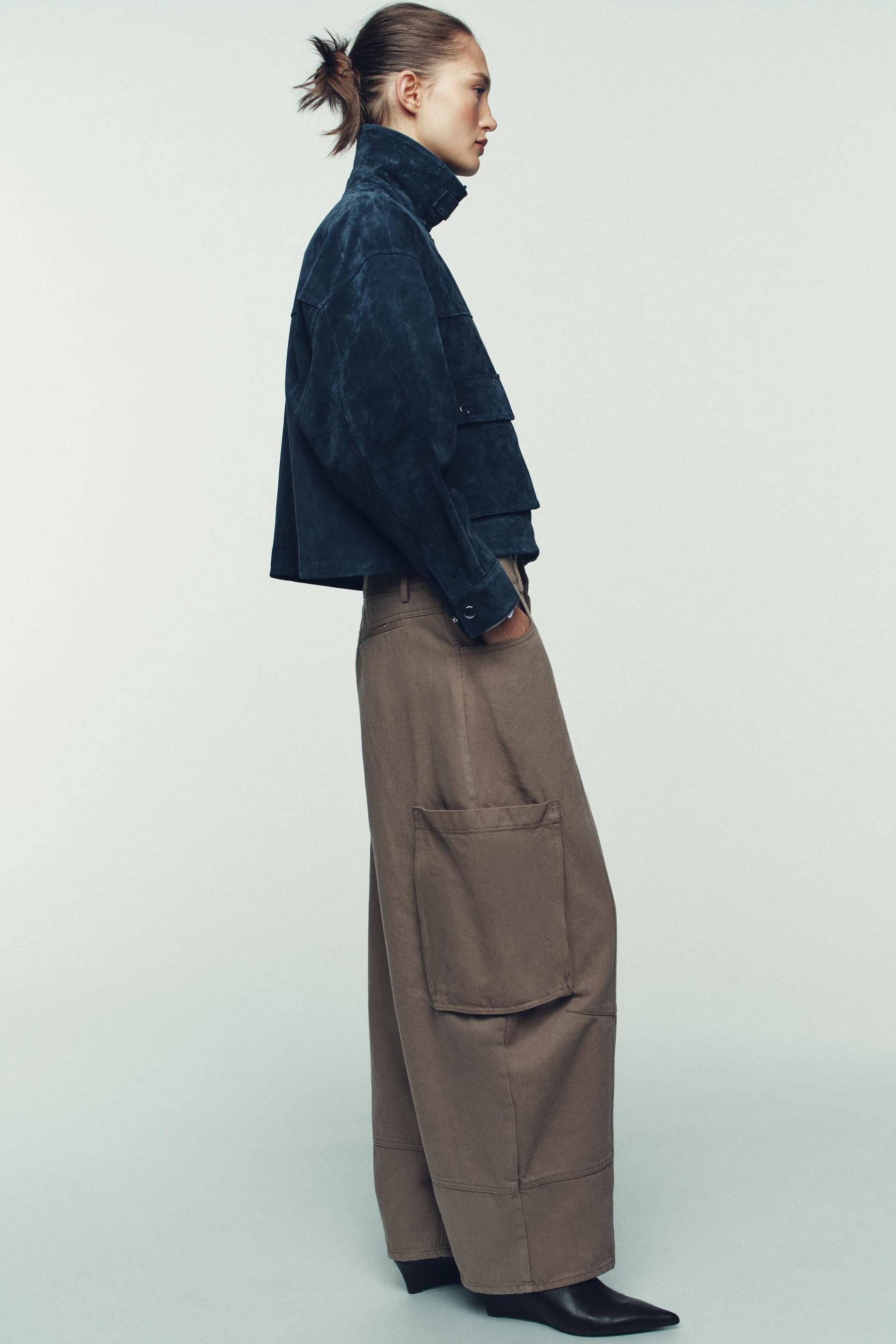 Leather Bomber Jacket