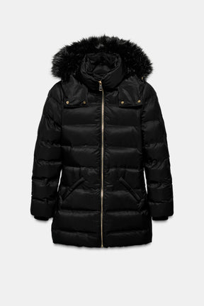 Water-repellent puffer jacket