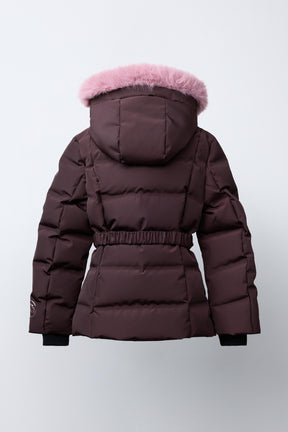 Belted Down Ski Puffer Jacket - Image 5