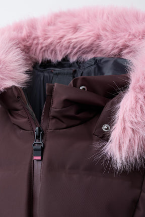 Belted Down Ski Puffer Jacket - Image 6