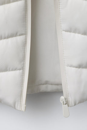 NEOPRENE-EFFECT SLEEVED PUFFER JACKET - Image 6