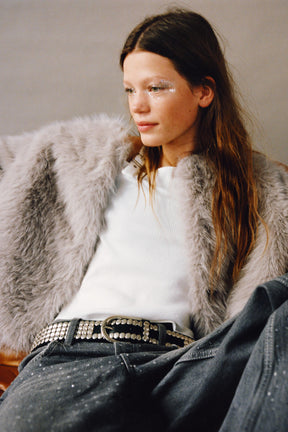 Faux Fur Short Jacket