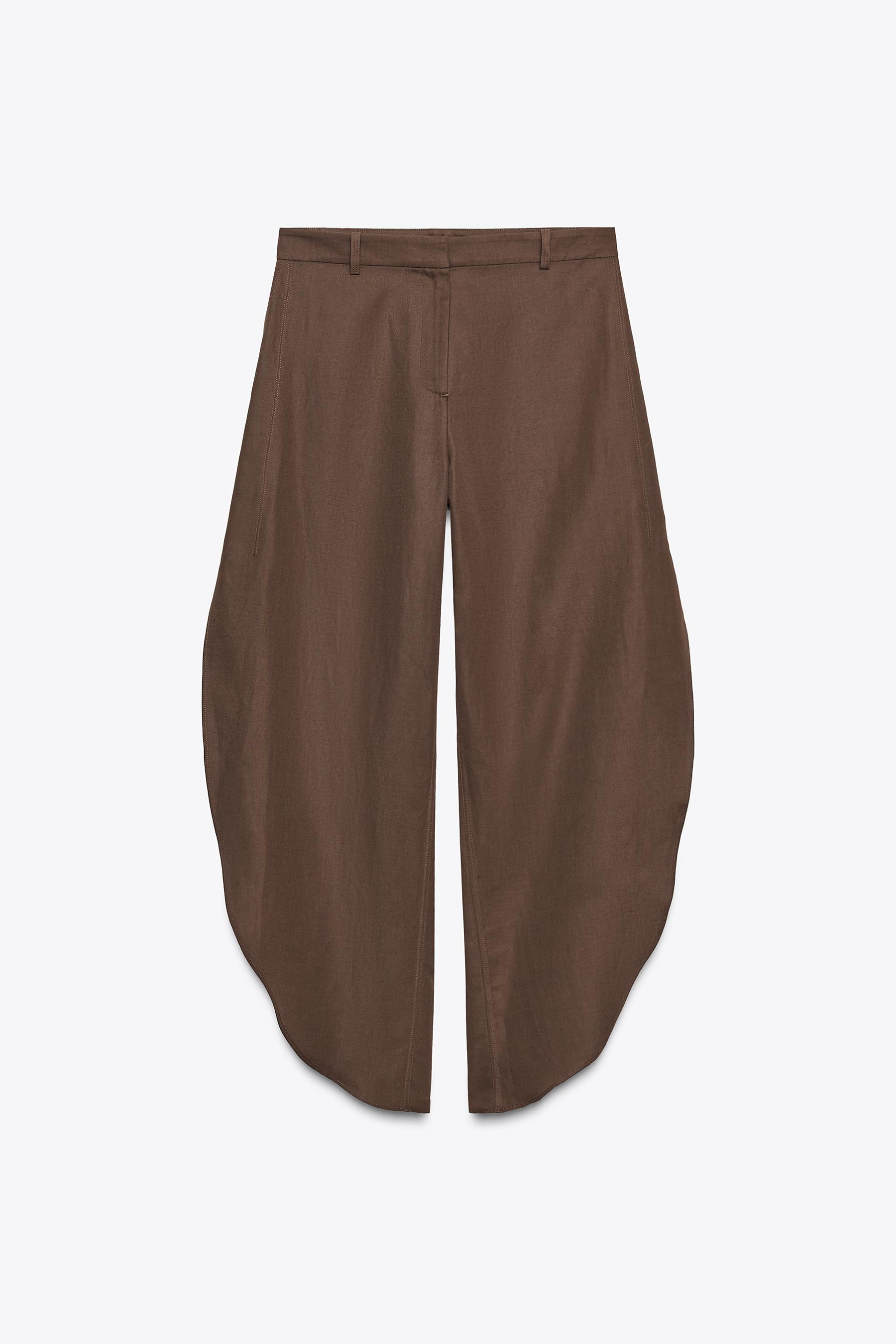 Wide-leg trousers with vents