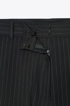 Pinstriped Trousers with Vents
