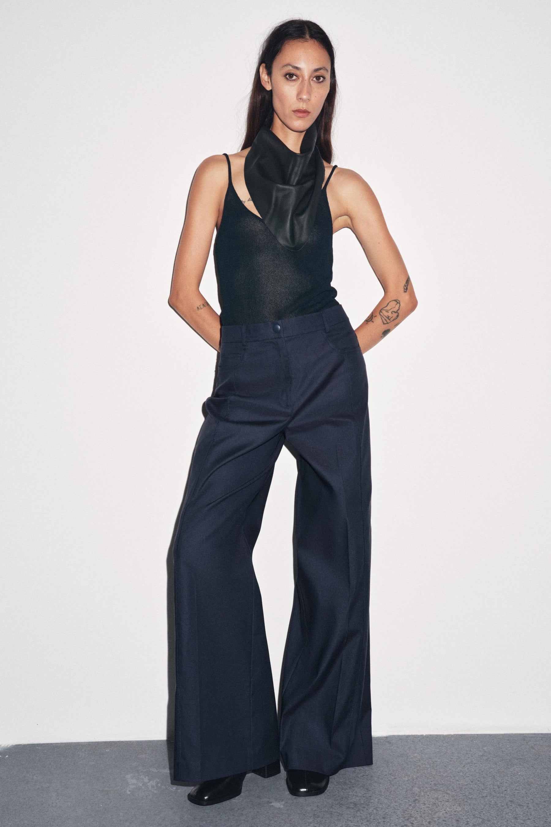 Wide-Leg Trousers