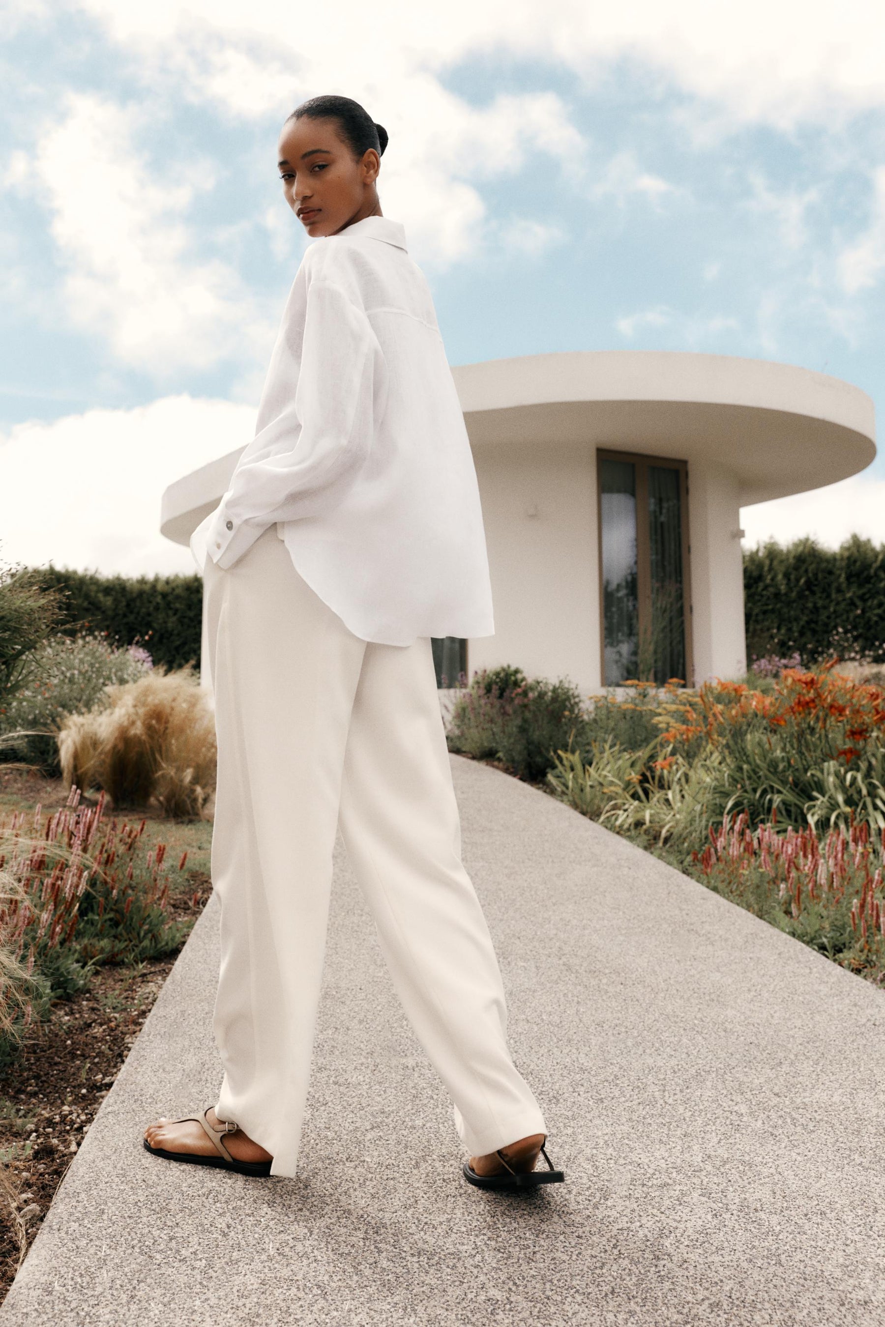 100% LINEN BUTTON SHIRT