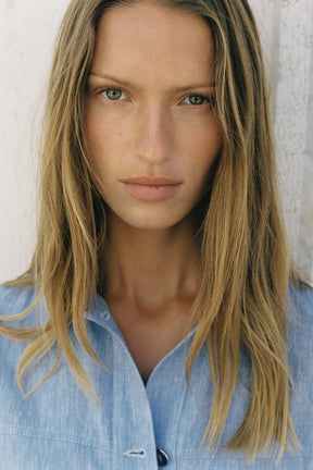 LINEN BLEND OVERSHIRT