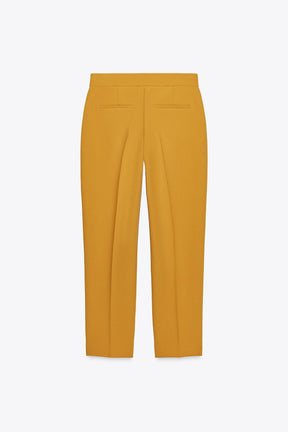 Slim High-Waist Trousers