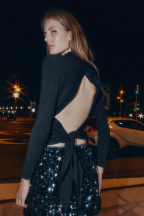 KNIT JUMPER WITH OPEN BACK - Image 5