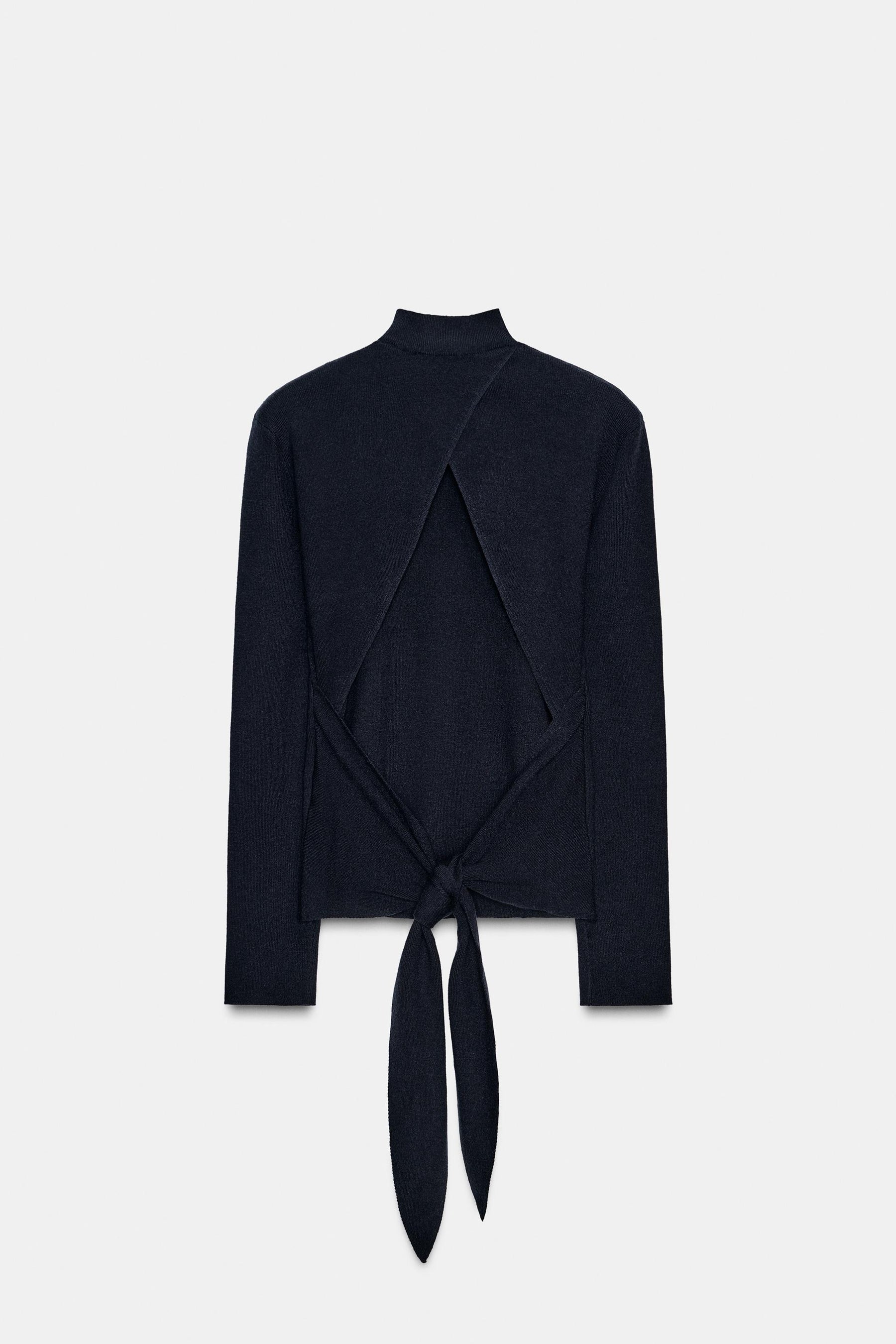 KNIT JUMPER WITH OPEN BACK - Image 7