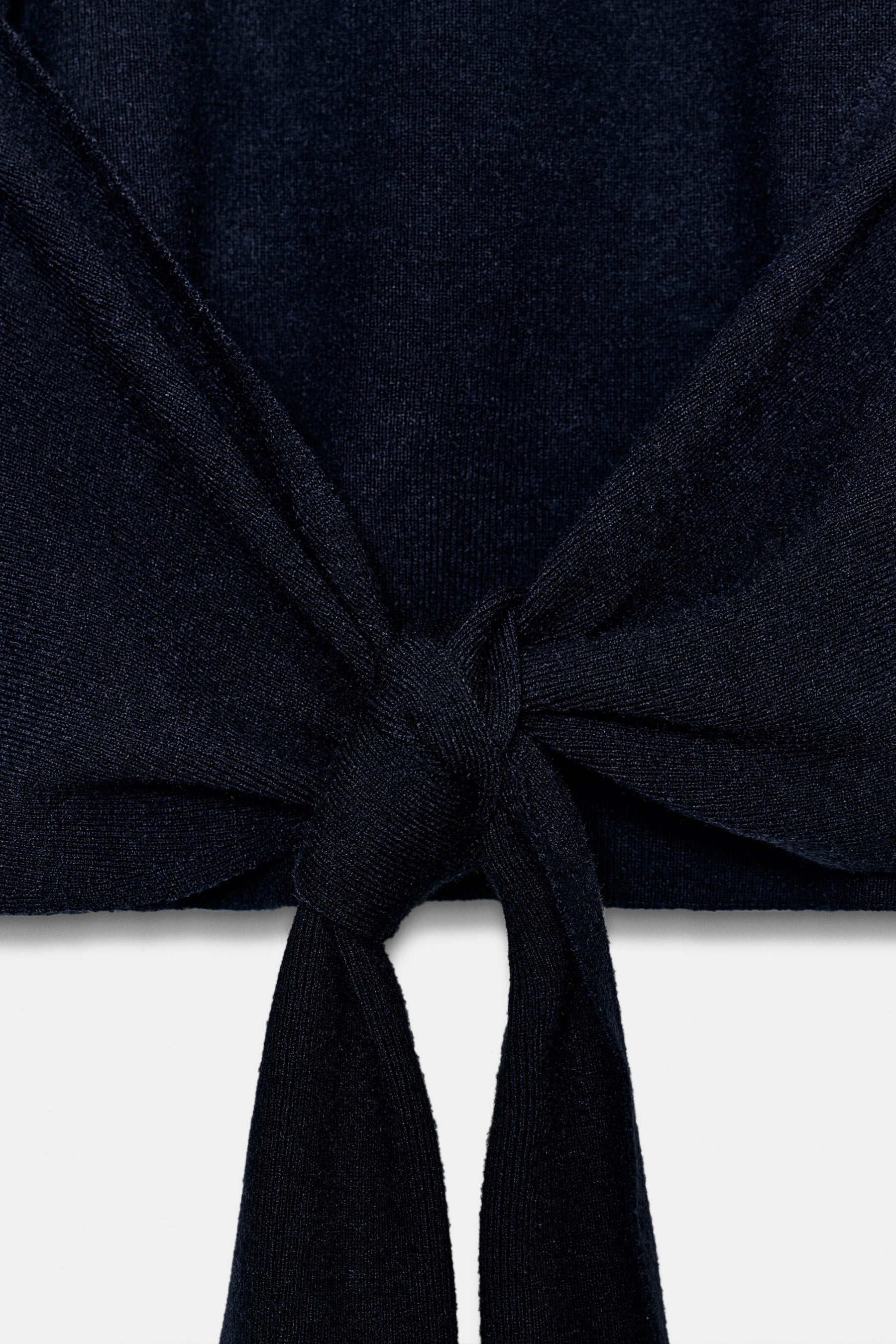 KNIT JUMPER WITH OPEN BACK - Image 8