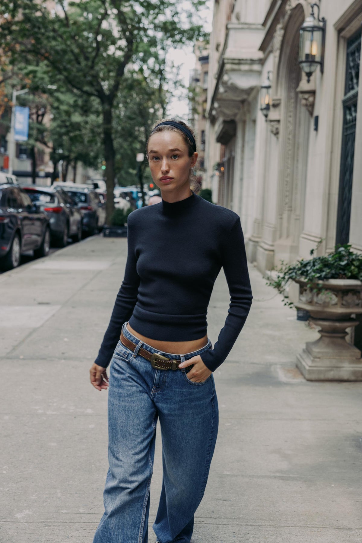 Open-Back Knit Jumper