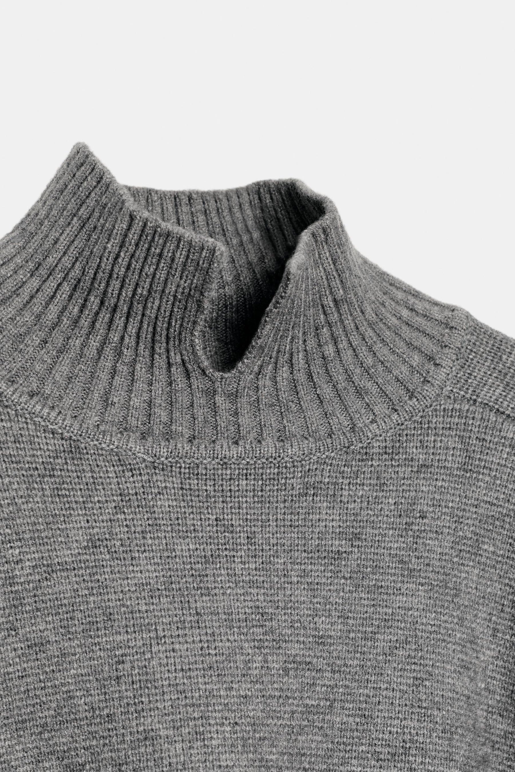 KNIT JUMPER WITH COLLAR OPENING - Image 8