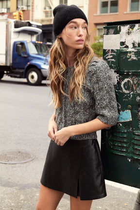 Puff Sleeve Cardigan