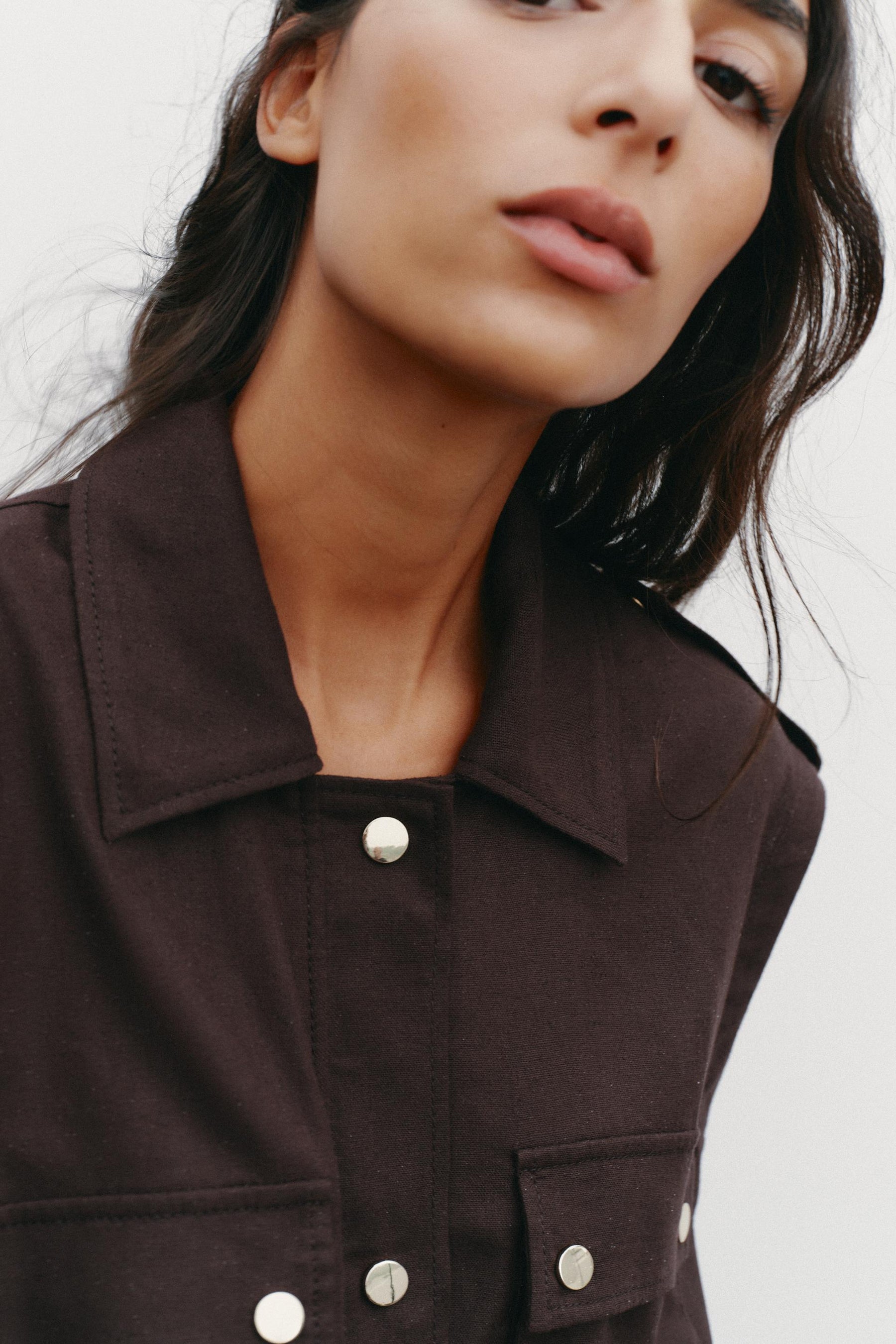 CARGO WAISTCOAT WITH LINEN - Image 4