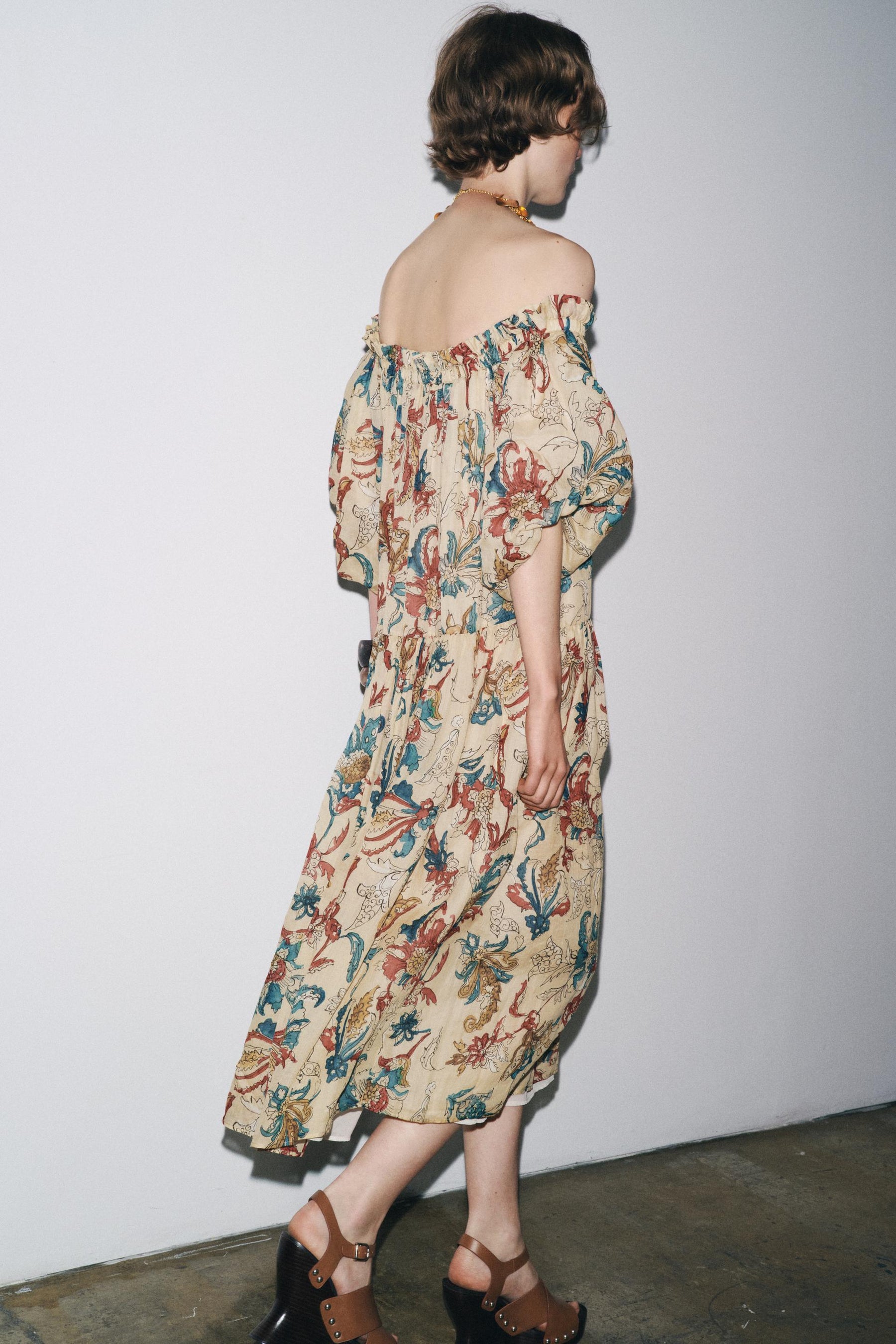 ZW COLLECTION PRINTED RAMIE DRESS - Image 3