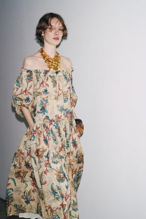 ZW COLLECTION PRINTED RAMIE DRESS - Image 1