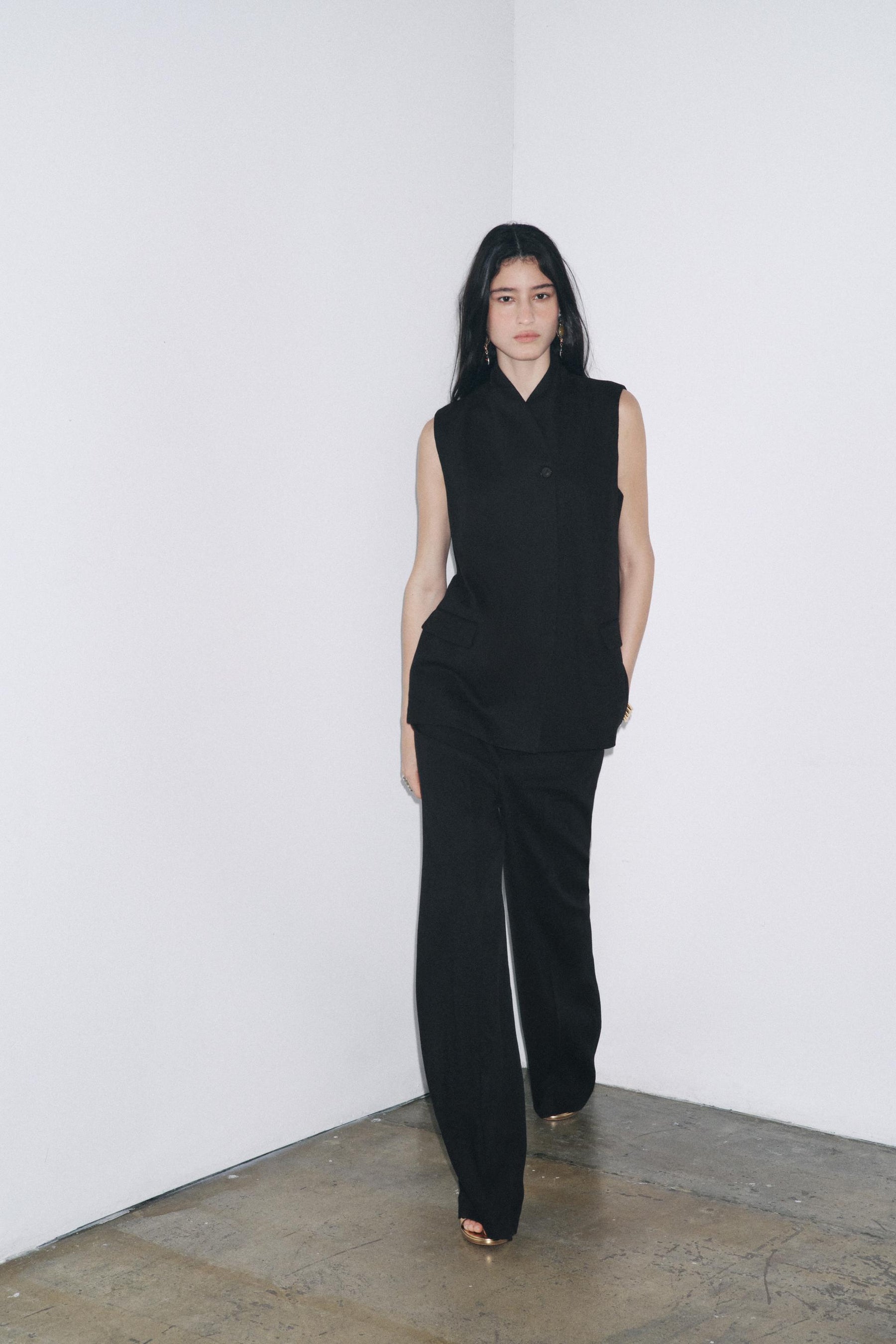 Linen Blend Trousers