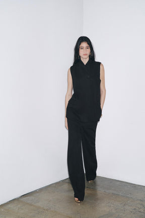 Linen Blend Trousers