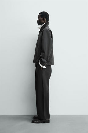 Textured Collar Jacket