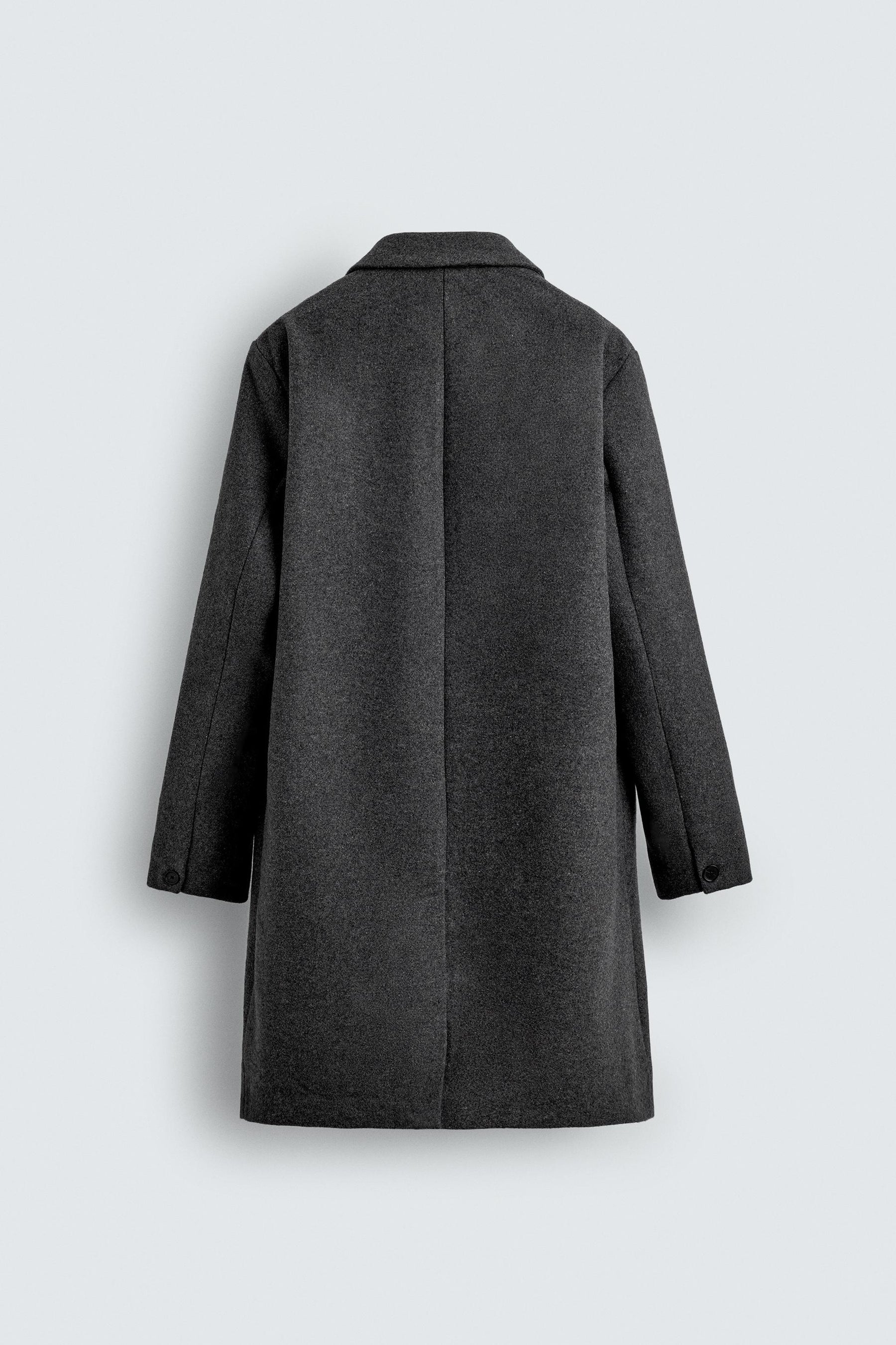 REGULAR FIT WOOL COAT - Image 8