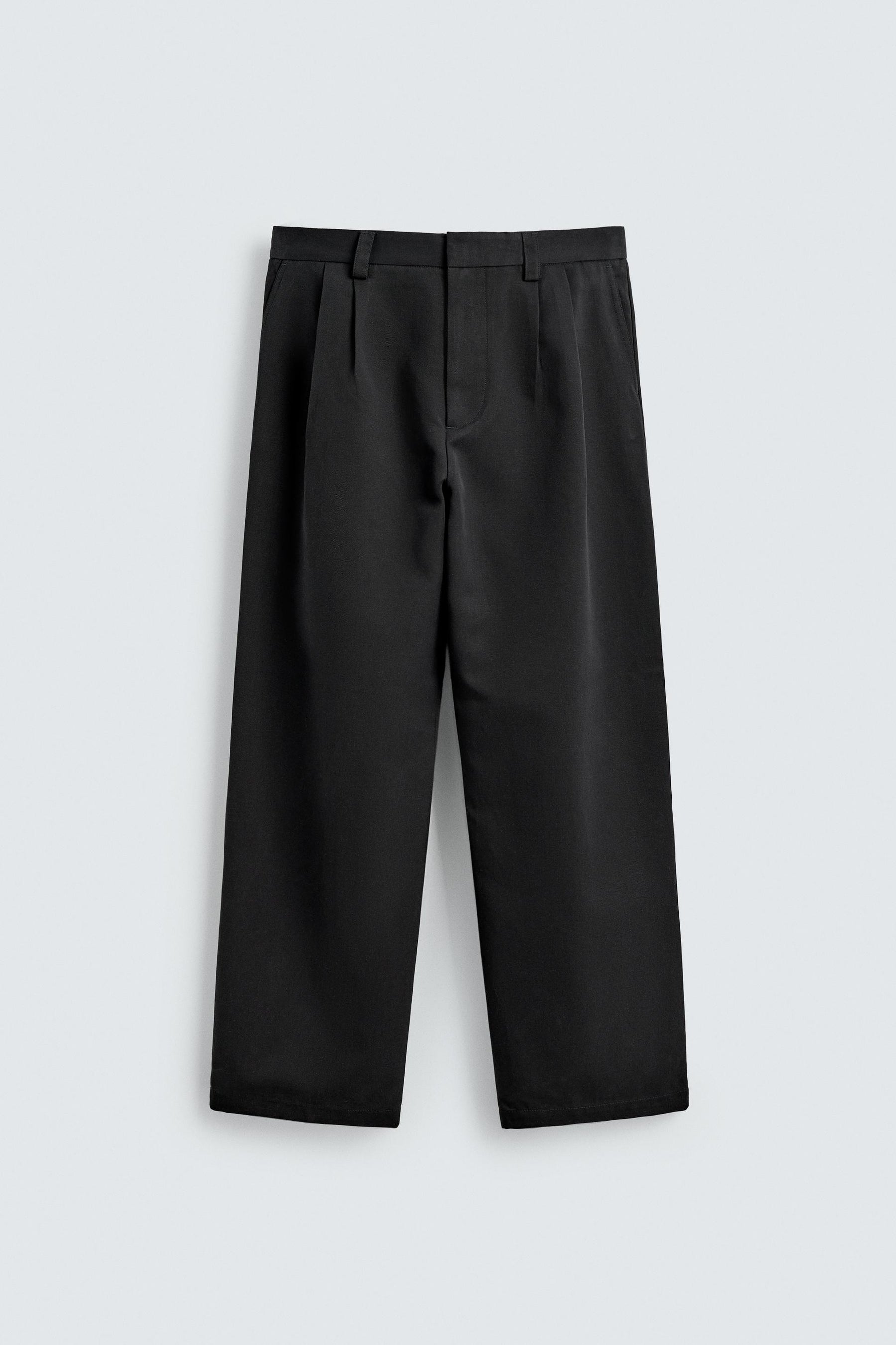Wide Pleated Trousers