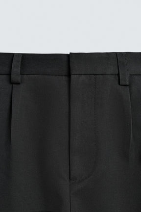 Wide Pleated Trousers