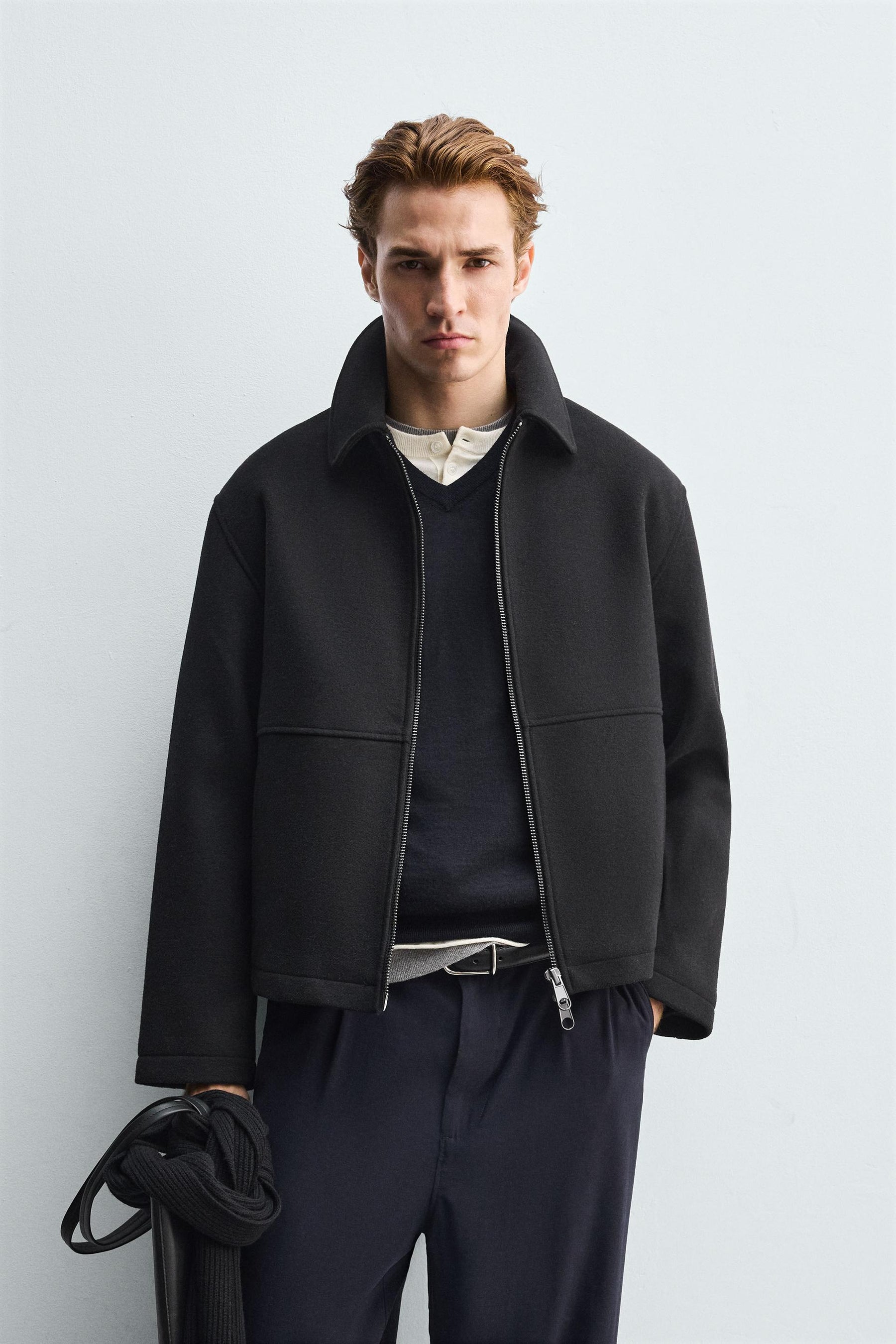 TEXTURED ZIP-UP JACKET - Image 2