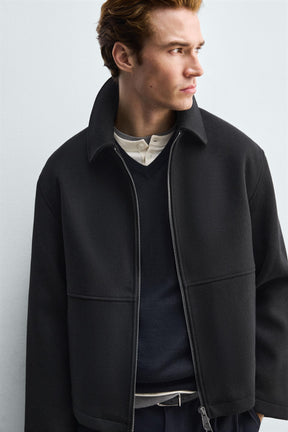TEXTURED ZIP-UP JACKET - Image 5