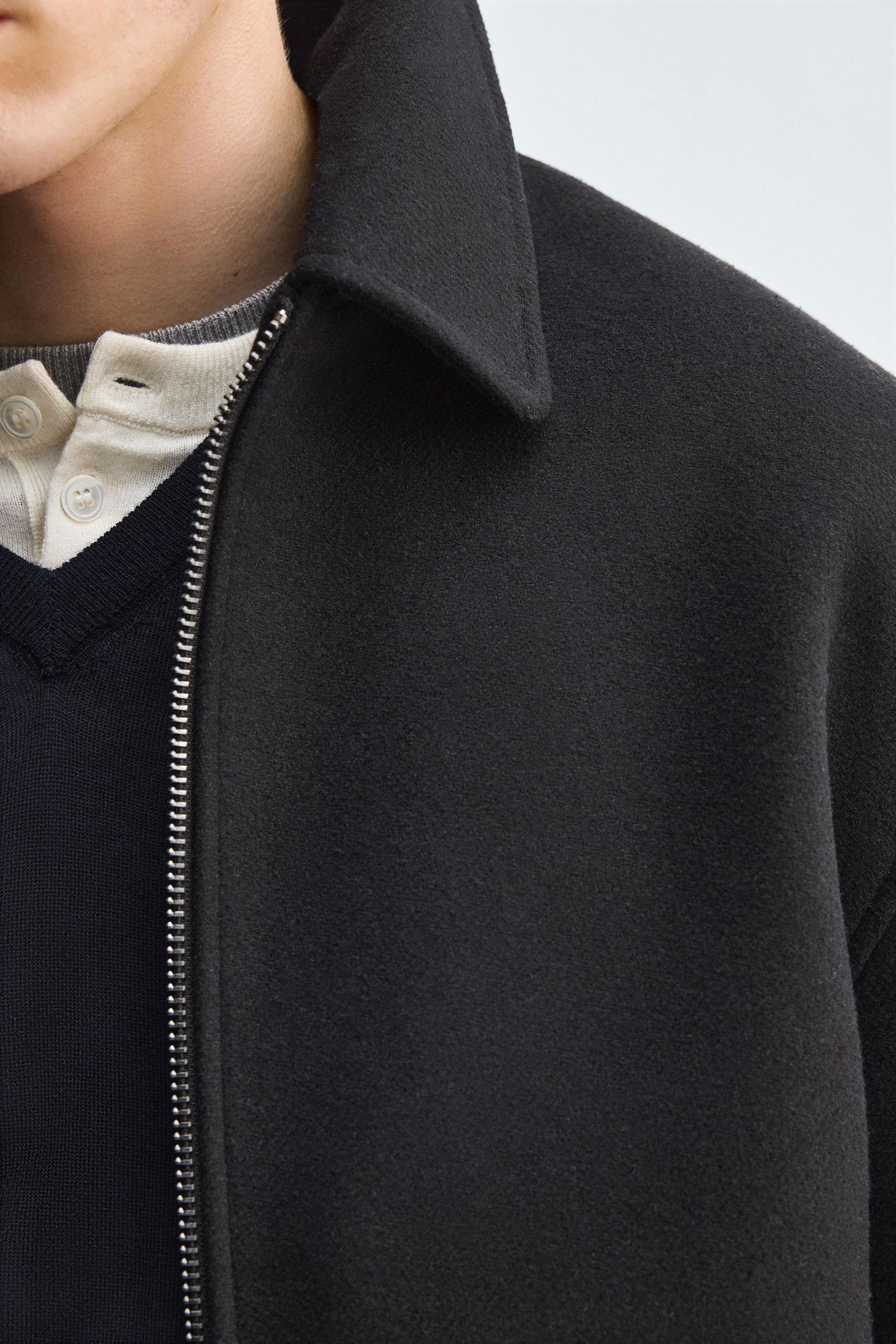 TEXTURED ZIP-UP JACKET - Image 6