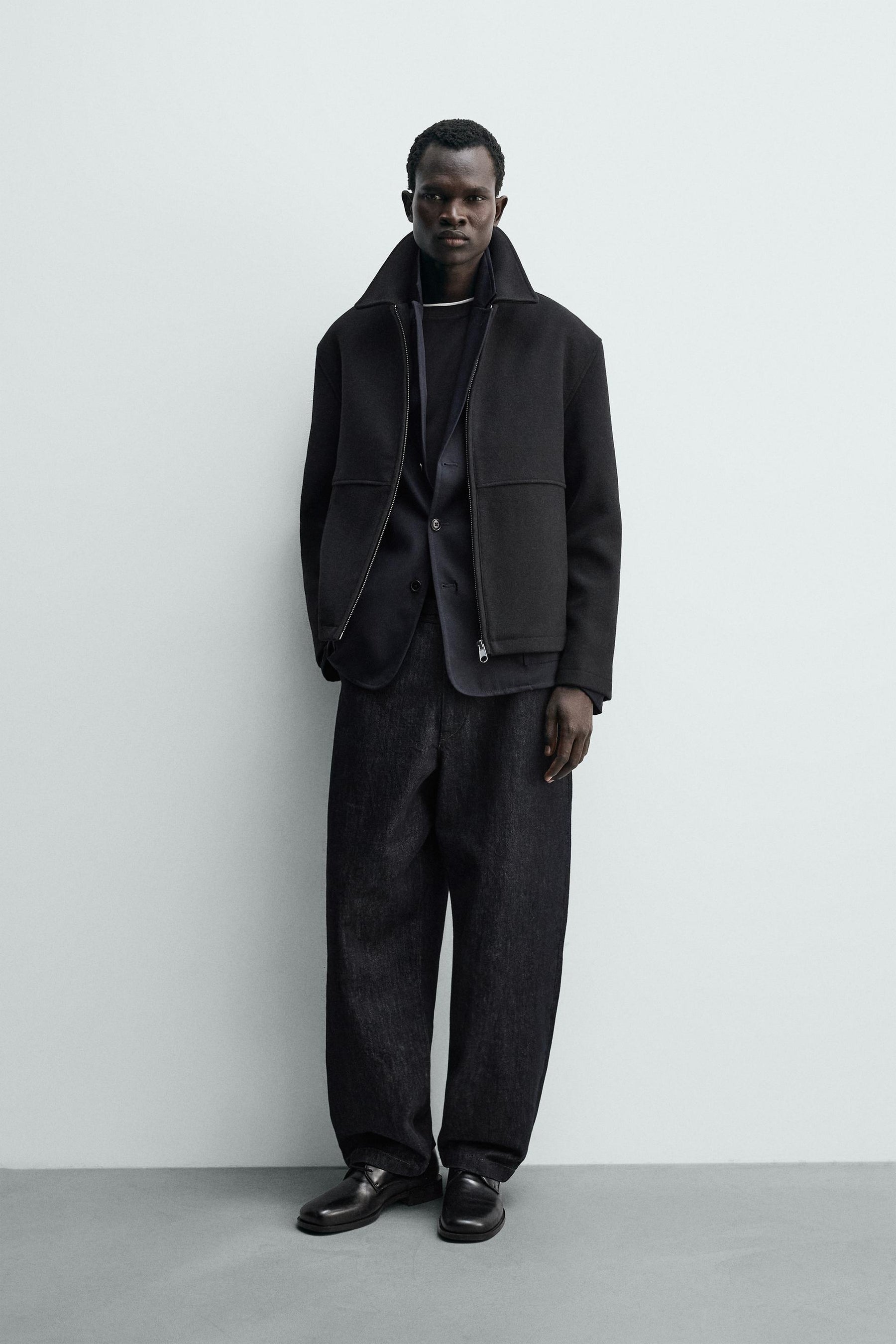 Herringbone Zip Jacket