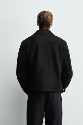 Faux Suede Jacket