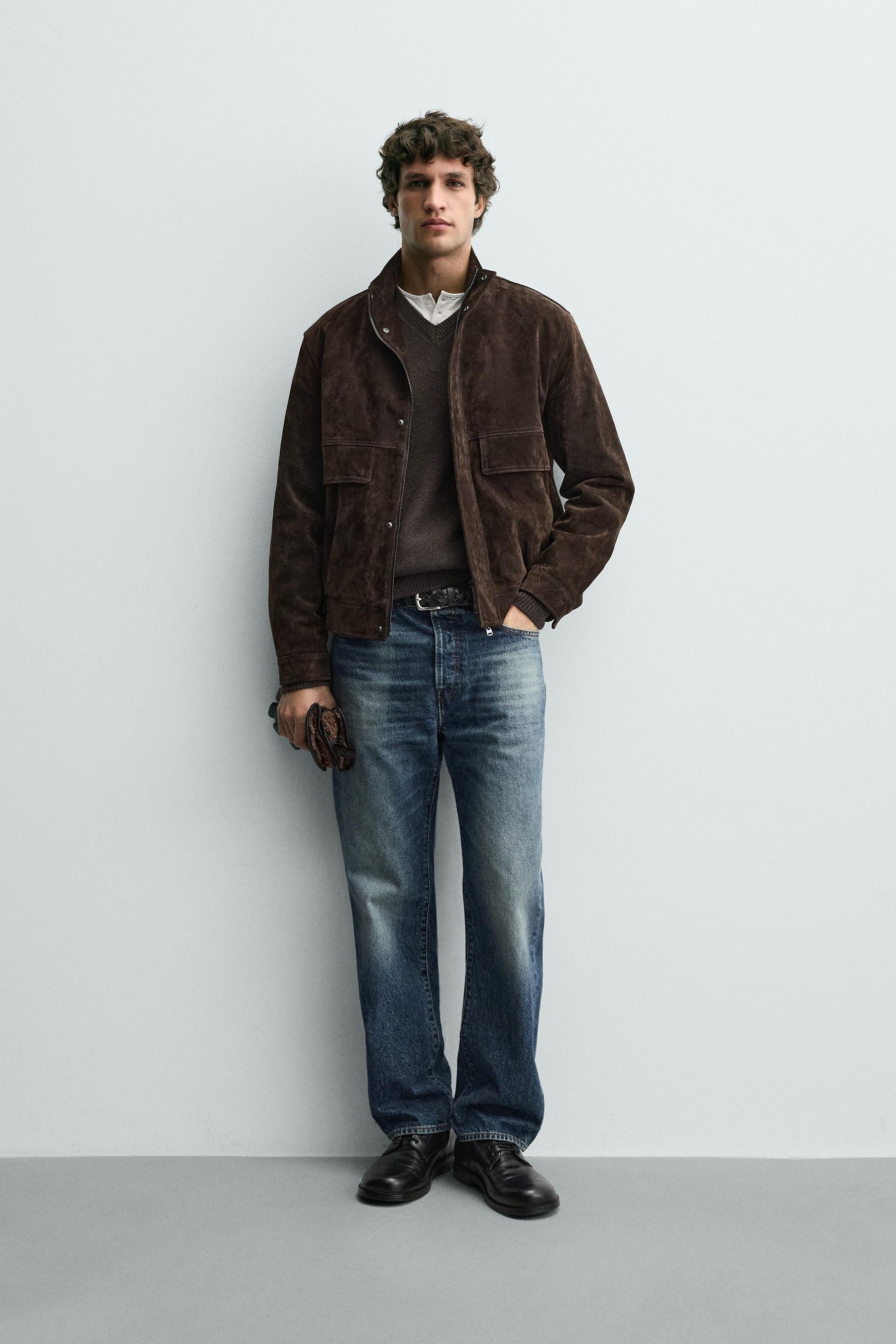 Suede Leather Jacket