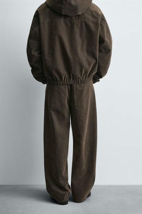 VELOUR BAGGY FIT TROUSERS - Image 3