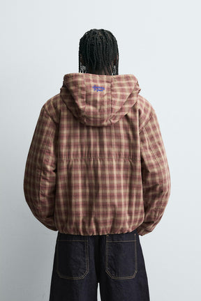 Plaid Hooded Jacket