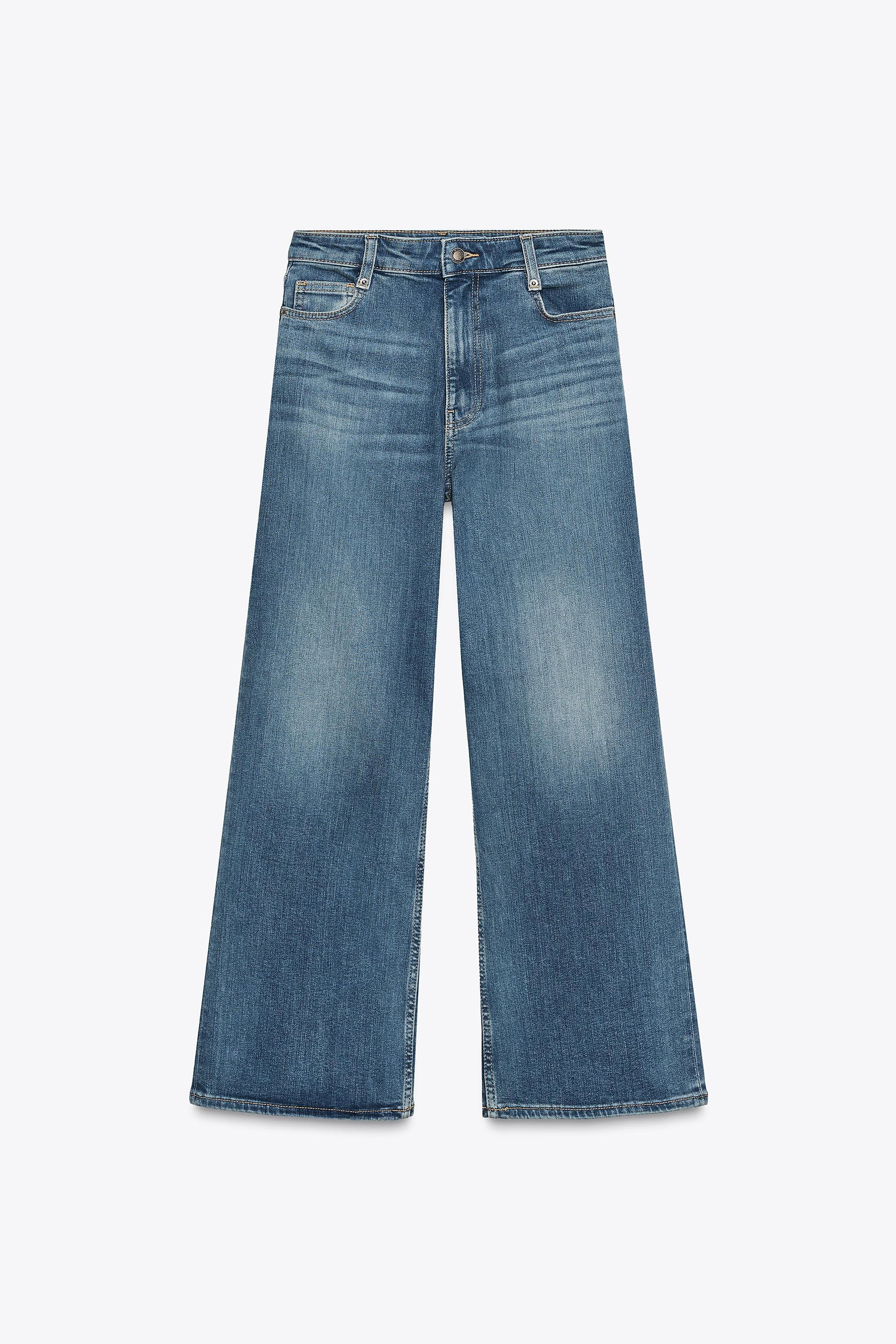 Wide-Leg High-Waist Jeans