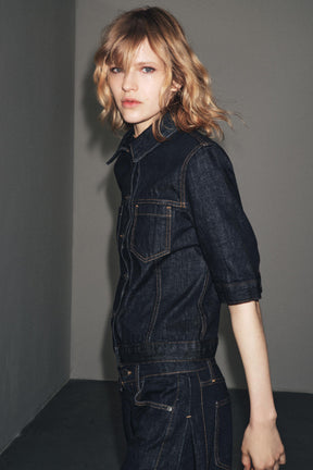 Denim Shirt with Pockets