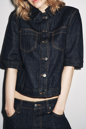 Denim Shirt with Pockets