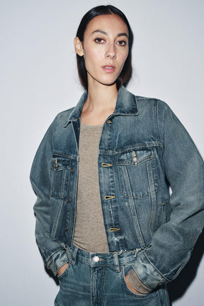 Cropped Denim Jacket