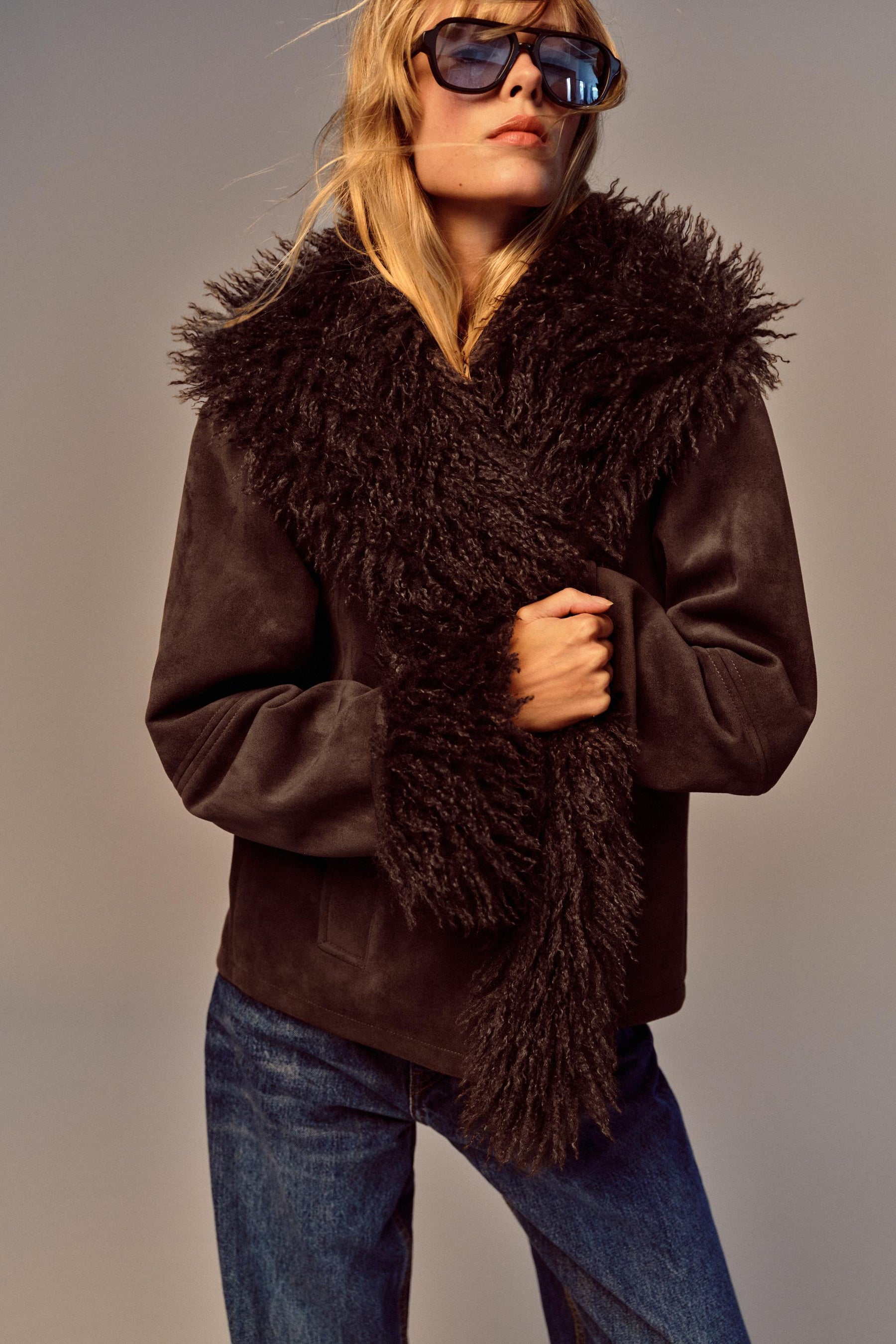 Faux Fur Jacket