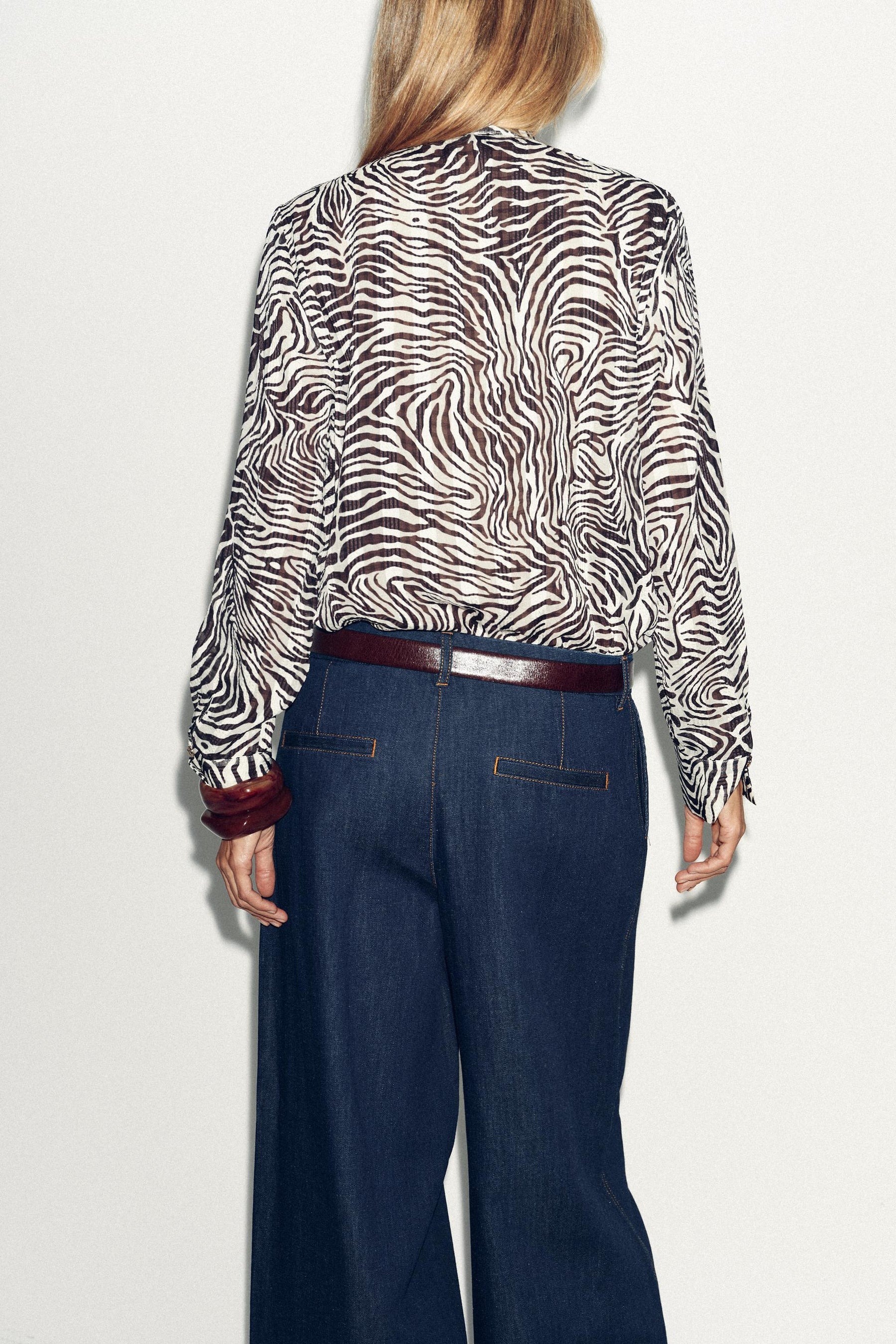 Animal Print Blouse