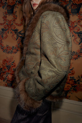 Embroidered Double-Faced Jacket