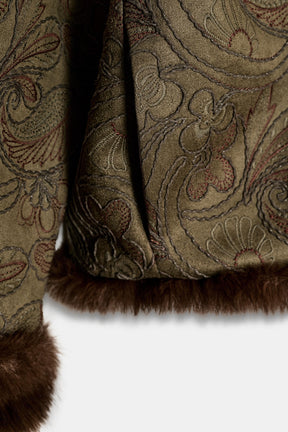 EMBROIDERED DOUBLE-FACED JACKET