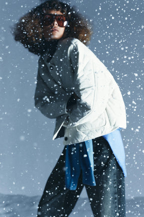 QUILTED JACKET WITH PATCH POCKETS - Image 1