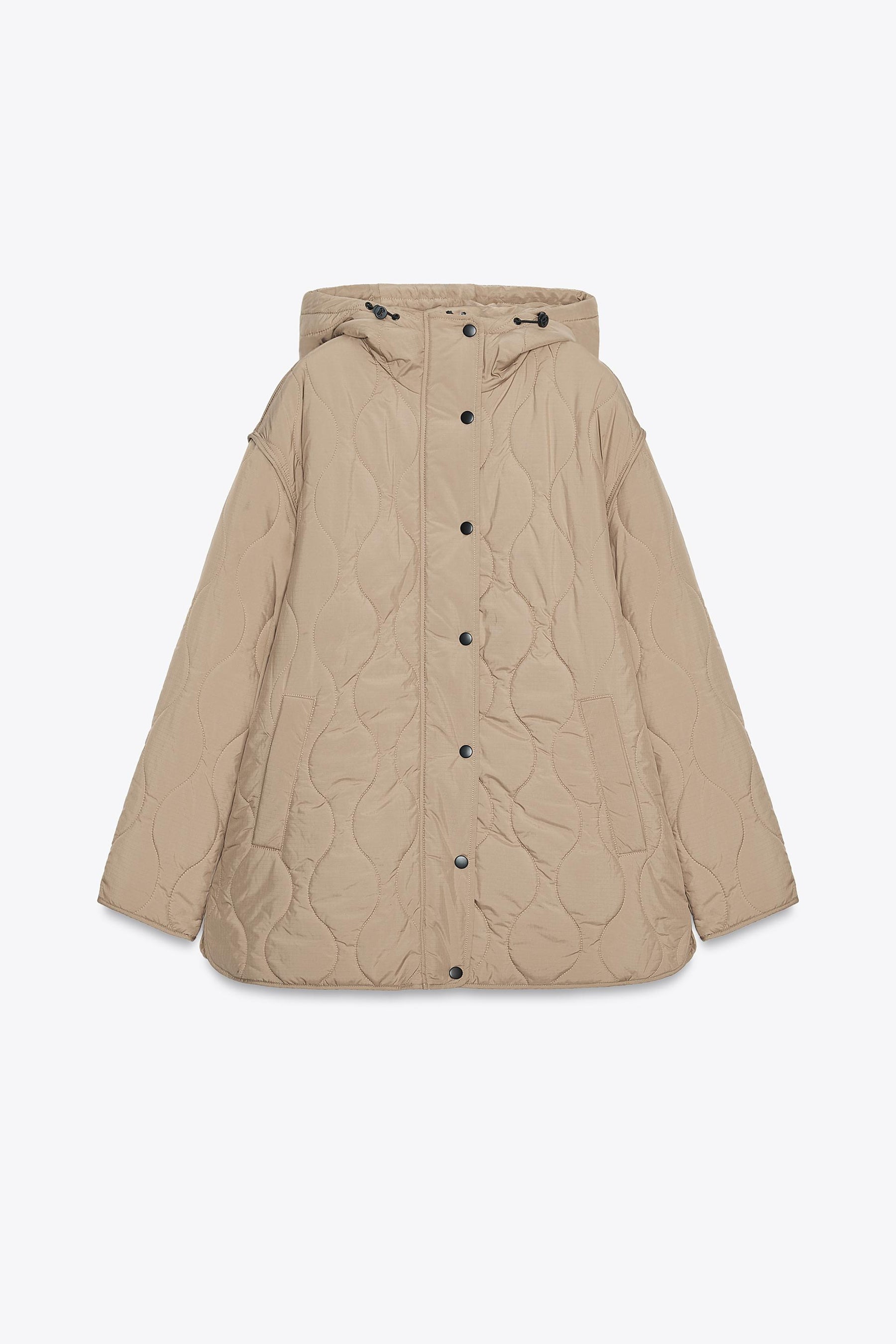 Water-repellent quilted jacket