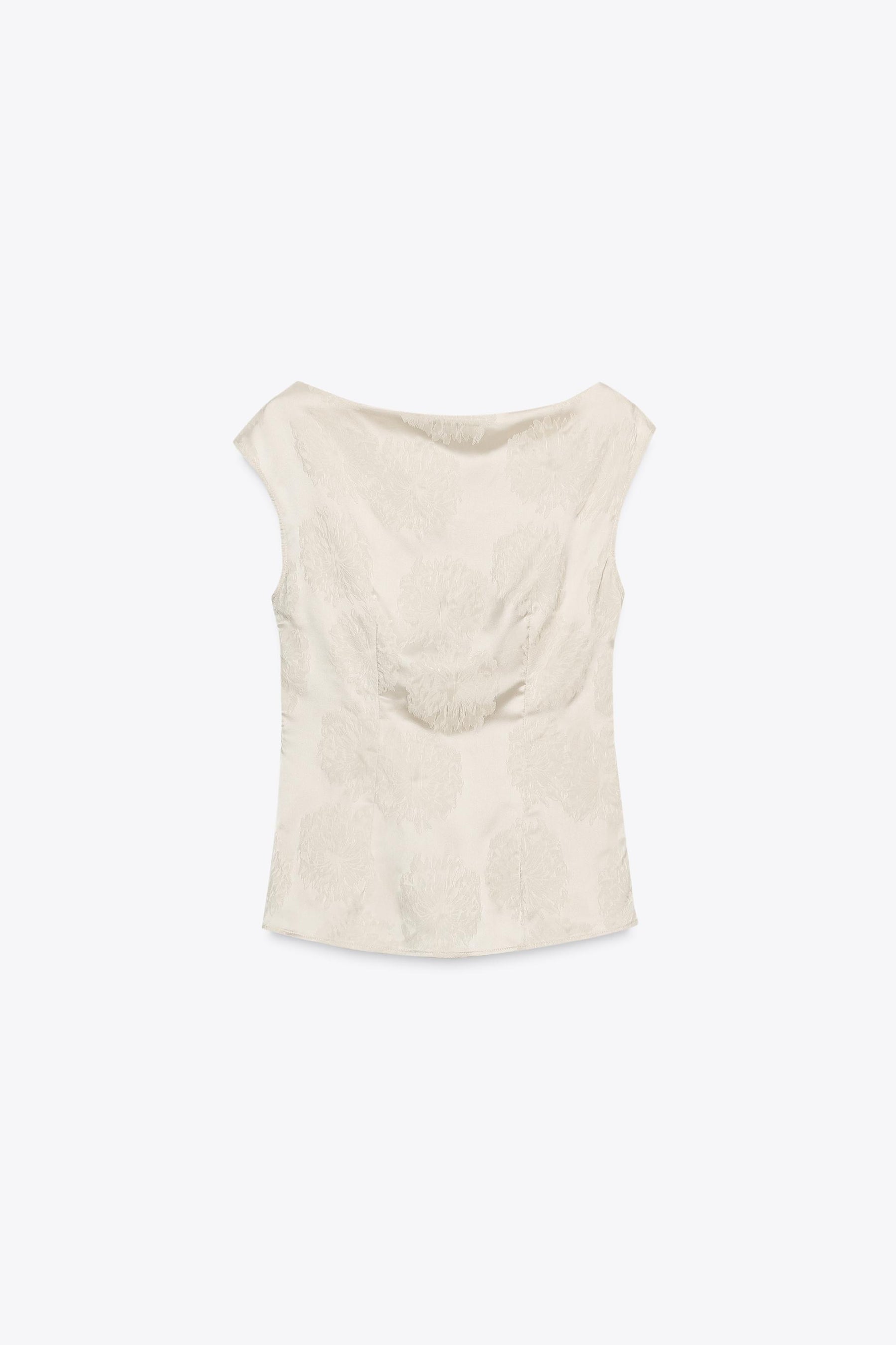 ASYMMETRIC JACQUARD TOP